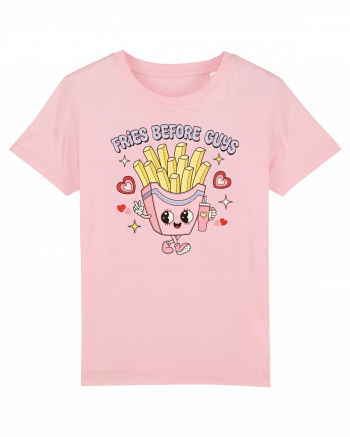 retro chic de Ziua Îndrăgostiților - Fries Before Guys Cotton Pink