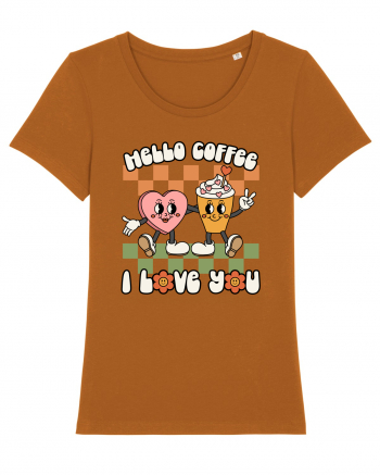 retro chic de Ziua Îndrăgostiților - Hello Coffee, I love you Roasted Orange