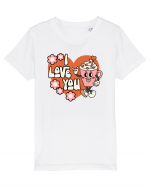 retro chic de Ziua Îndrăgostiților - I Love You Tricou mânecă scurtă  Copii Mini Creator