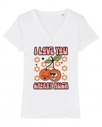 retro chic de Ziua Îndrăgostiților - I love You Cherry Much White