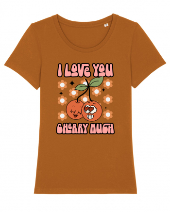 retro chic de Ziua Îndrăgostiților - I love You Cherry Much Roasted Orange