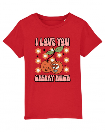 retro chic de Ziua Îndrăgostiților - I love You Cherry Much Red