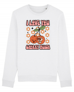 retro chic de Ziua Îndrăgostiților - I love You Cherry Much Bluză mânecă lungă Unisex Rise