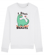 retro chic de Ziua Îndrăgostiților - I steal hearts Bluză mânecă lungă Unisex Rise