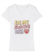 retro chic de Ziua Îndrăgostiților - In My Valentine Era Tricou mânecă scurtă guler V Damă Evoker