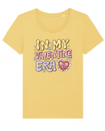 retro chic de Ziua Îndrăgostiților - In My Valentine Era Tricou mânecă scurtă guler larg fitted Damă Expresser