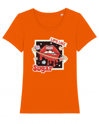 retro chic de Ziua Îndrăgostiților - Lips like sugar Bright Orange