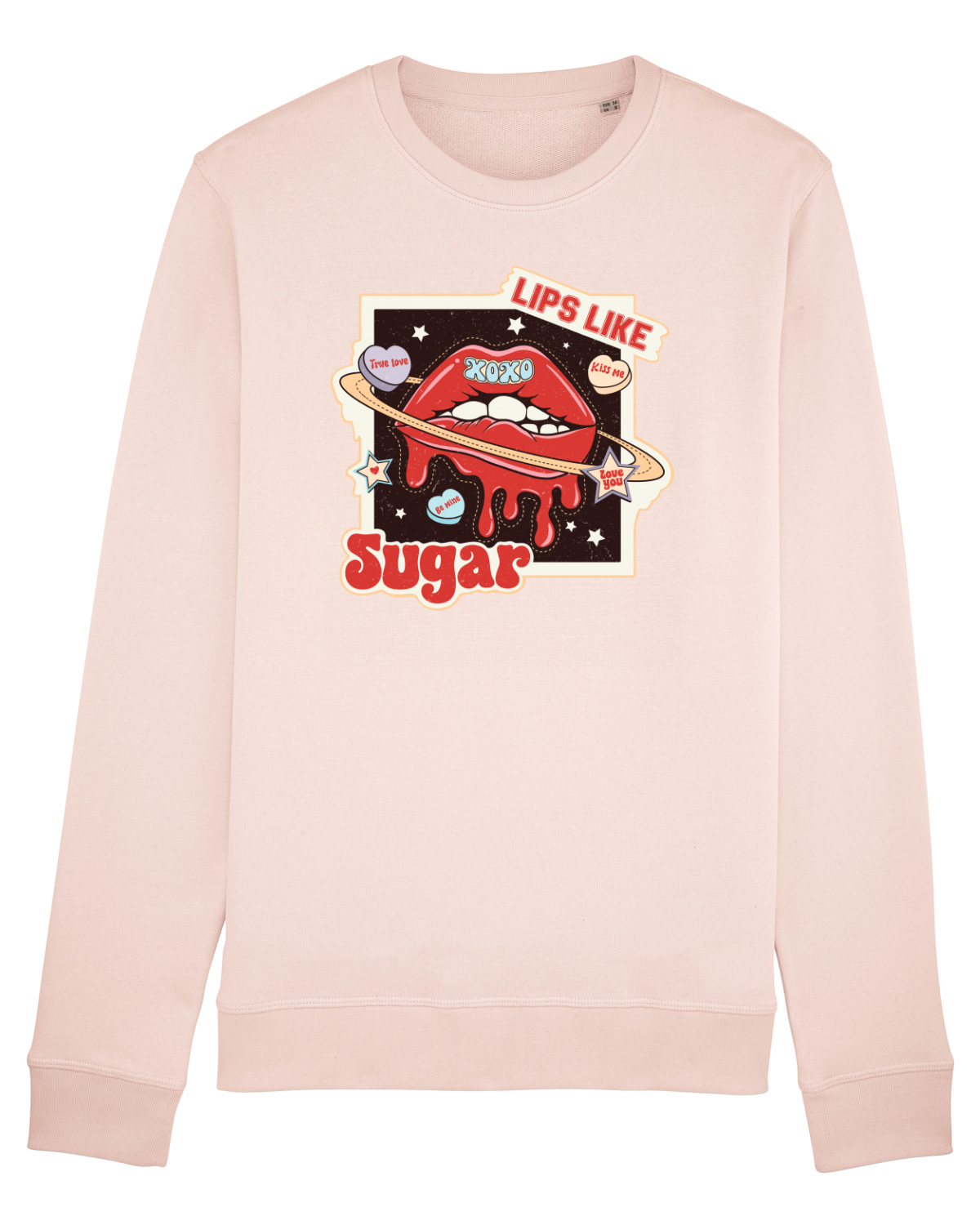 Bluză mânecă lungă Unisex Rise Candy Pink