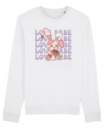 retro chic de Ziua Îndrăgostiților - Love Babe Bluză mânecă lungă Unisex Rise