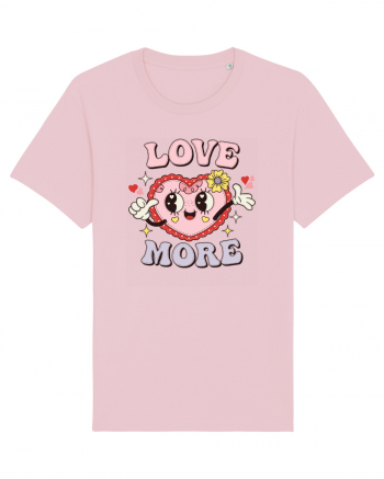 retro chic de Ziua Îndrăgostiților - Love More Cotton Pink