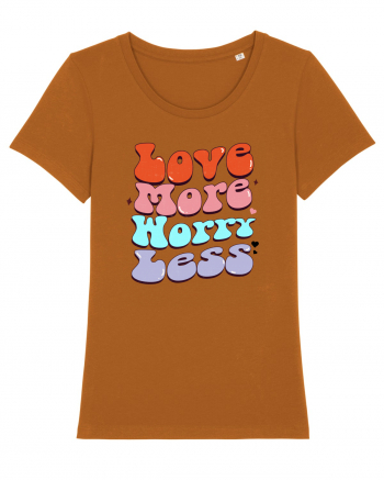 retro chic de Ziua Îndrăgostiților - Love more worry less Roasted Orange