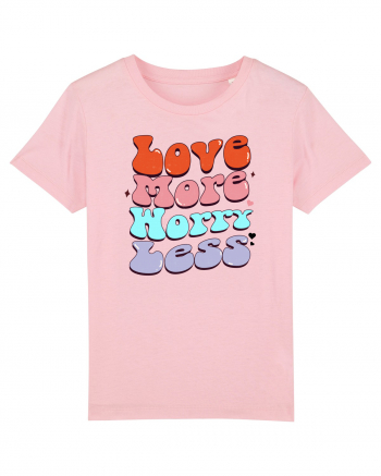 retro chic de Ziua Îndrăgostiților - Love more worry less Cotton Pink