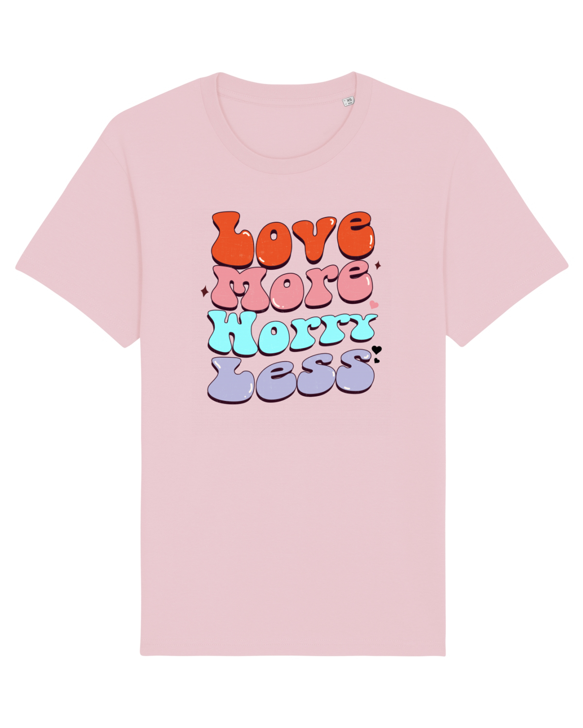 Tricou mânecă scurtă Unisex Rocker Cotton Pink
