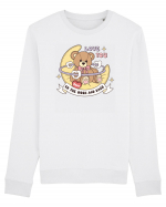 retro chic de Ziua Îndrăgostiților - Love You To The Moon And Back Bluză mânecă lungă Unisex Rise