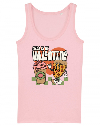 retro chic de Ziua Îndrăgostiților - Pizza Is My Valentine Cotton Pink