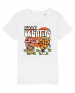 retro chic de Ziua Îndrăgostiților - Pizza Is My Valentine Tricou mânecă scurtă  Copii Mini Creator