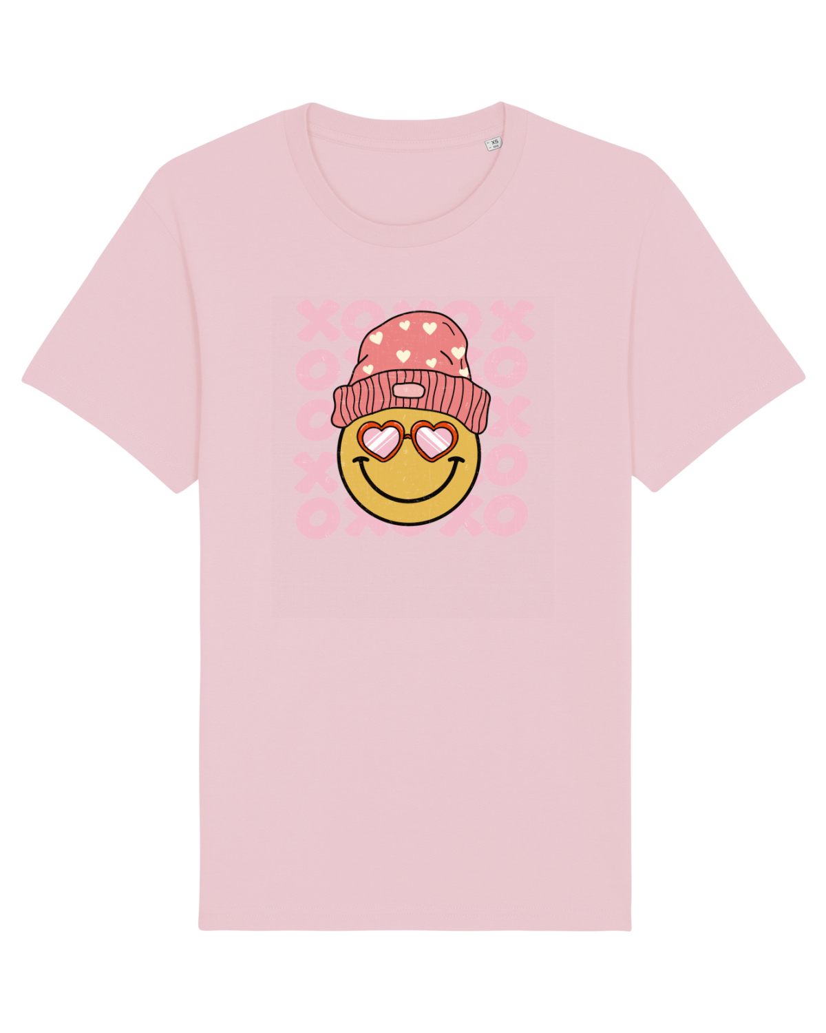 Tricou mânecă scurtă Unisex Rocker Cotton Pink