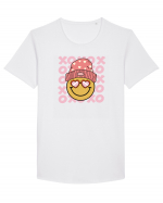 retro chic de Ziua Îndrăgostiților - Smile when in love Tricou mânecă scurtă guler larg Bărbat Skater