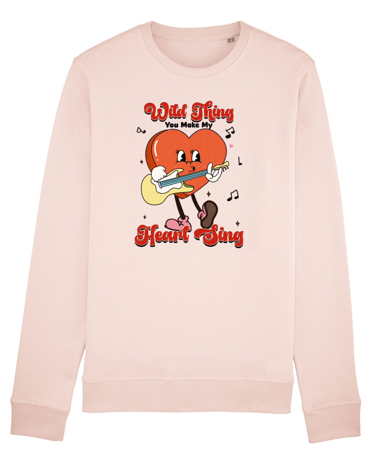 Bluză mânecă lungă Unisex Rise Candy Pink