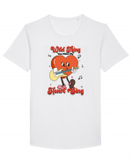 retro chic de Ziua Îndrăgostiților - Wild thing you make my heart sing Tricou mânecă scurtă guler larg Bărbat Skater