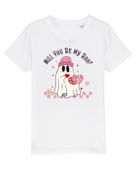 retro chic de Ziua Îndrăgostiților - Will yo be my boo Tricou mânecă scurtă  Copii Mini Creator