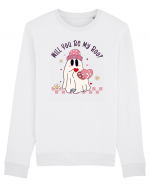 retro chic de Ziua Îndrăgostiților - Will yo be my boo Bluză mânecă lungă Unisex Rise