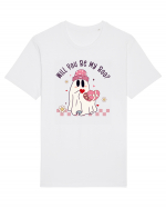 retro chic de Ziua Îndrăgostiților - Will yo be my boo Tricou mânecă scurtă Unisex Rocker