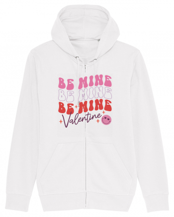 Retro Chic Valentine - Be mine 3 times White