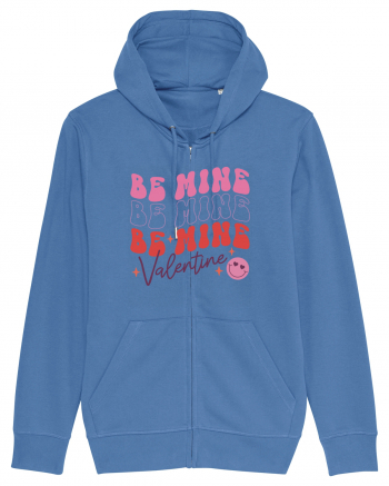 Retro Chic Valentine - Be mine 3 times Bright Blue