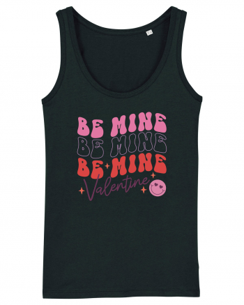 Retro Chic Valentine - Be mine 3 times Black