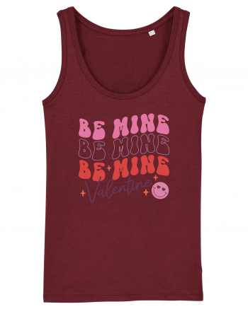 Retro Chic Valentine - Be mine 3 times Burgundy