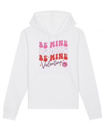 Retro Chic Valentine - Be mine 3 times White