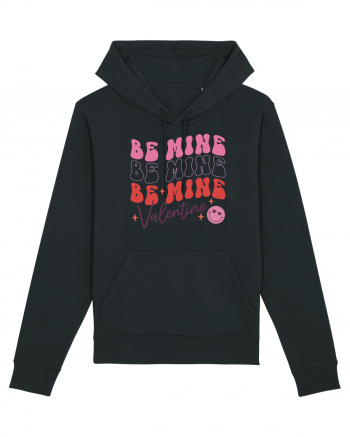 Retro Chic Valentine - Be mine 3 times Black