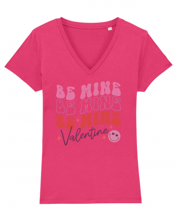 Retro Chic Valentine - Be mine 3 times Raspberry