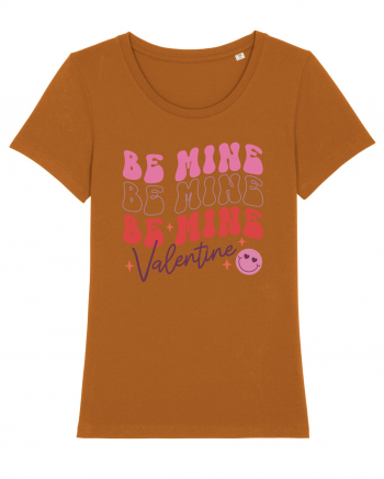 Retro Chic Valentine - Be mine 3 times Roasted Orange