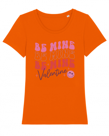 Retro Chic Valentine - Be mine 3 times Bright Orange