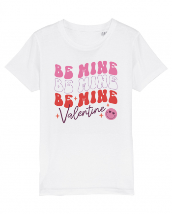 Retro Chic Valentine - Be mine 3 times White