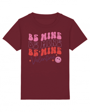 Retro Chic Valentine - Be mine 3 times Burgundy