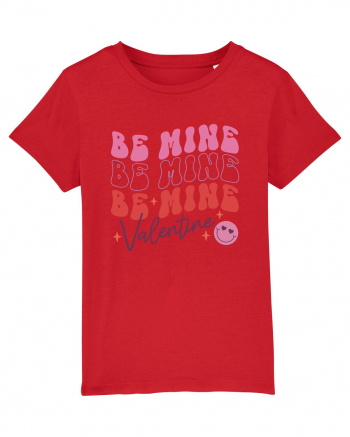 Retro Chic Valentine - Be mine 3 times Red