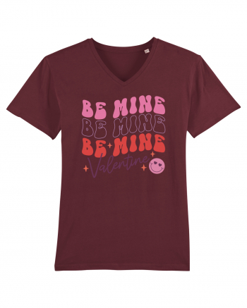 Retro Chic Valentine - Be mine 3 times Burgundy