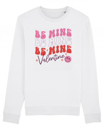 Retro Chic Valentine - Be mine 3 times White