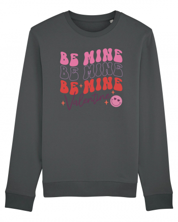 Retro Chic Valentine - Be mine 3 times Anthracite