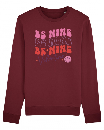 Retro Chic Valentine - Be mine 3 times Burgundy