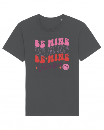 Retro Chic Valentine - Be mine 3 times Anthracite