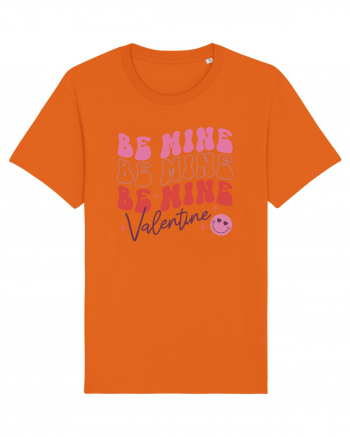 Retro Chic Valentine - Be mine 3 times Bright Orange