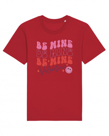 Retro Chic Valentine - Be mine 3 times Red