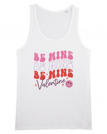 Retro Chic Valentine - Be mine 3 times White