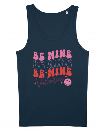 Retro Chic Valentine - Be mine 3 times Navy