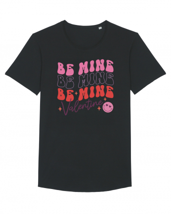 Retro Chic Valentine - Be mine 3 times Black