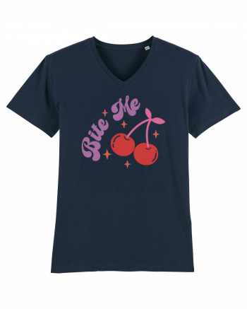 Retro Chic Valentine - Bite me French Navy